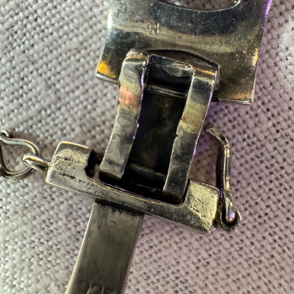 Vintage marquisite silver Bracelet! Solid very well made! Excellent condition! - Picture 8 of 9